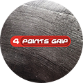 logo gomme 4 points grip